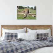 Olifant Close-up Canvas Afdruk (Insitu (Slaapkamer))