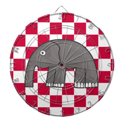 olifant dartbord (Voorkant)