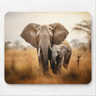 Olifant Dier Wild Beauty Freedom Wilderness Kunst Muismat