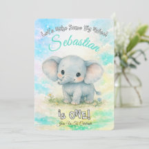 Olifant Eerste Verjaardag Laten we Wat Lawaai Make