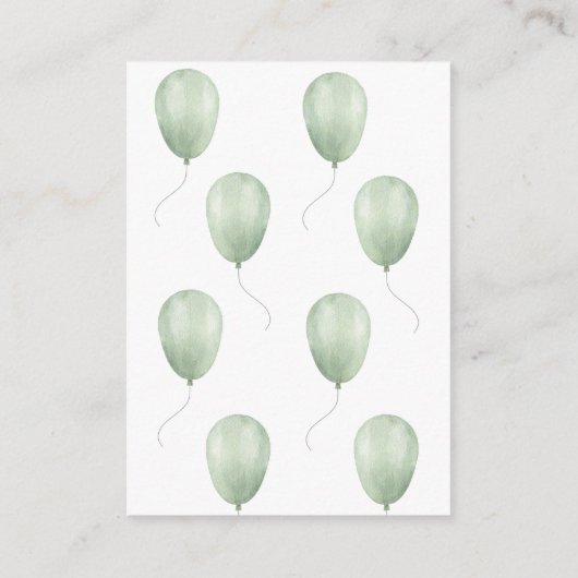 Olifant en ballon Raad hoeveel pinda's Informatiekaartje (Achterkant)