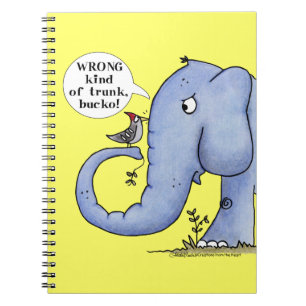 Olifant en specht Misverstand Notitieboek