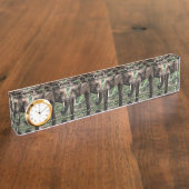 Olifant familie is liefde, naambordje (Zijkant)