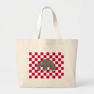 olifant grote tote bag
