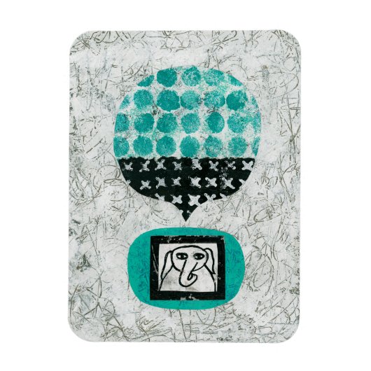 Olifant Herinneren Koelkastmagneet Magneet (Verticaal)