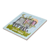 Olifant Hiding Tegeltje (Zijkant)