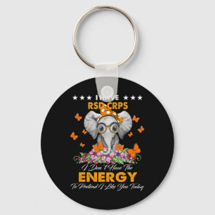 Olifant Ik heb RSD CRPS Awareness Gifts Sleutelhanger