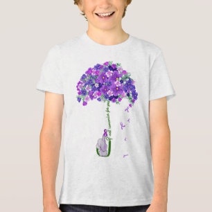 Olifant Ik zal het voor je onthouden Zonnebloem He Tri-Blend Shirt