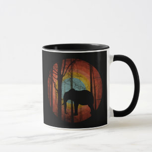 OLIFANT IN HET BOS WOUDEN MOK