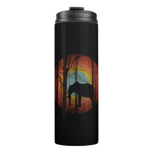 OLIFANT IN HET BOS WOUDEN THERMOSBEKER