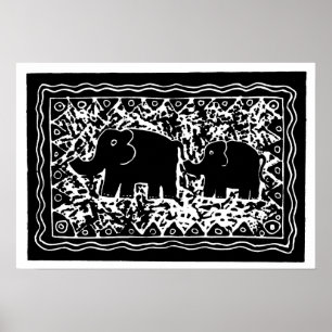 Olifant & Kalf Poster