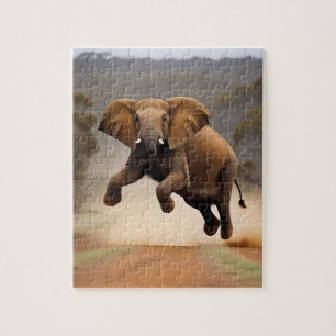 Olifant Kangoeroe Hop, puzzel