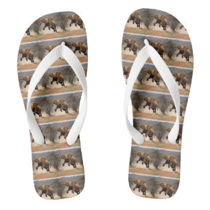 olifant kangoeroe hop, teenslippers