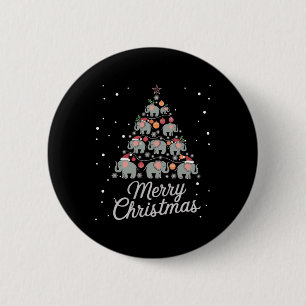Olifant Kerstboom Olifant Kerstboom Trouwen C Ronde Button 5,7 Cm