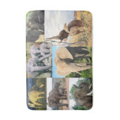 Olifant kleur foto badmat (Voorkant Verticaal)