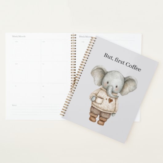 Olifant koffiekop planner (Display)