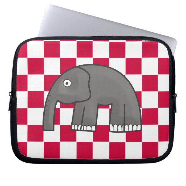 olifant laptop sleeve (Voorkant)