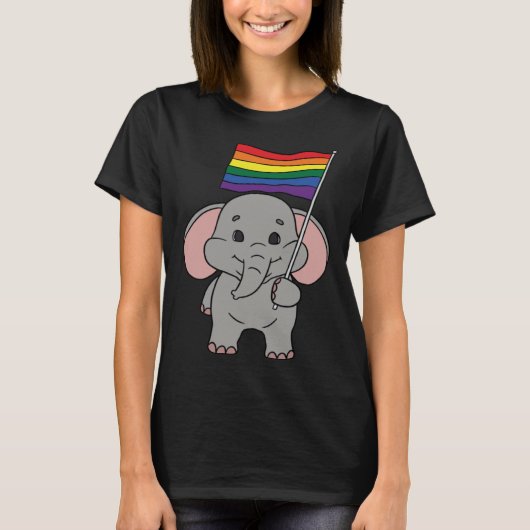 Olifant LGBT T-shirt (Voorkant)