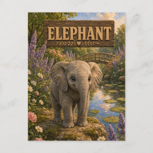 Olifant Lief Baby Verhaalboek Nursery Dier Briefkaart