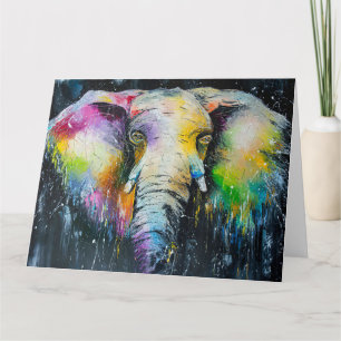 Olifant Liefhebber De Olifant Aquarel Kaart