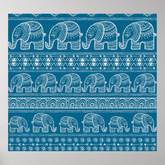 olifant Lijst illustratie Poster