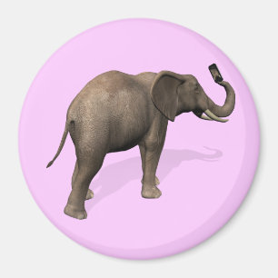 Olifant maakt een selfie magneet