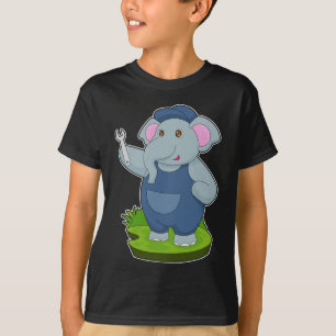 Olifant Mechanische Moersleutel T-shirt