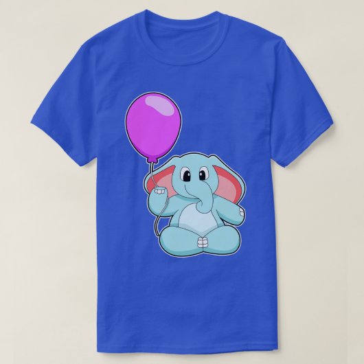 Olifant met ballon 3 t-shirt (Design voorkant)