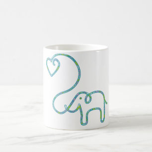 OLIFANT met hart Koffiemok