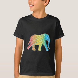 Olifant met Lijnen T-shirt