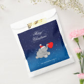 Olifant met Rood Pet Bedankzakje (Gezegeld)