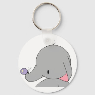 olifant met sleutelhanger van de vlinder