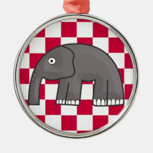 olifant metalen ornament
