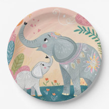 Olifant Moeder en Baby