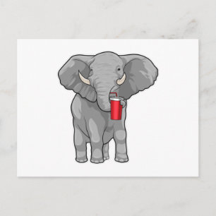 Olifant mok briefkaart