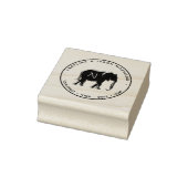 Olifant Monogram Retouradres Rubberstempel (Stempel)