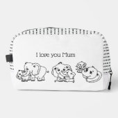 Olifant Mum & Me Moederdag gepersonaliseerd Toilettasje (Voorkant)