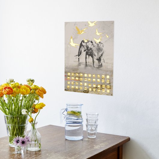 Olifant Nomad Moderne Print (Laag (Keuken))