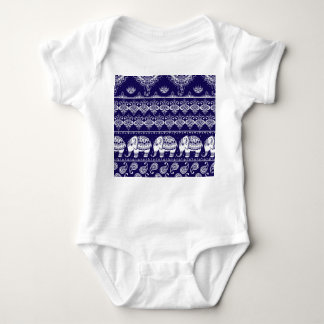 Olifant, paisley: tribal  patroon. romper