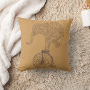 Olifant Penny Farthing Fiets Balans Kussen