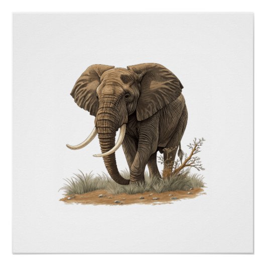 Olifant Perfect Poster (Voorkant)