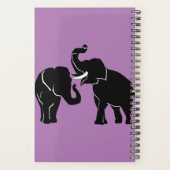 Olifant Planner aangepaste tekstnaam (Achterkant)