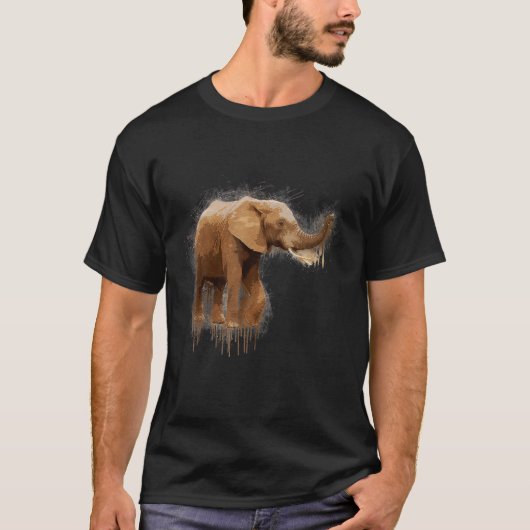 Olifant red de dieren 9 t-shirt (Voorkant)