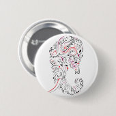 olifant ronde button 5,7 cm (Voorkant /achterkant)