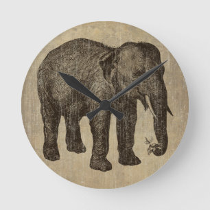  olifant ronde klok