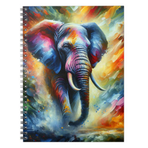 Olifant schrift met donder genade notitieboek