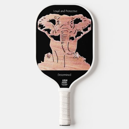 "Olifant Smart" Pickleball Paddle (Voorkant)