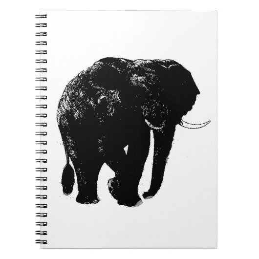 Olifant spiraal foto Notitieboek (Voorkant)
