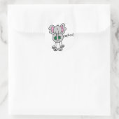 Olifant Stick Figuur Stickers Sticker (Tas)