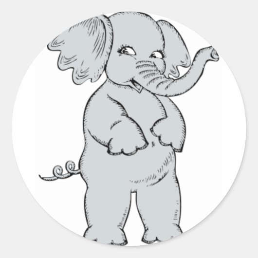 Olifant stickers (Voorkant)